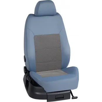 Potah sedadla Autopotahy Volkswagen TRANSPORTER T6 / od r.2015->, 9 Míst, STANDARD > OR 0413 (OR 0413 / Světle modrý bok)