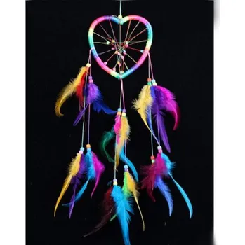 Lapač snů Lapač snů - Barevné srdce