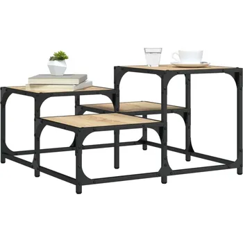 Obývací pokoj vidaXL Konferenční stolek 68 x 68 x 40 cm kompozitní dřevo [837751] Barva: dub sonoma