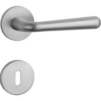 Dveřní kování AT - IRGA - R 7S rozety BB, klika/klika OCS - Chrom broušený