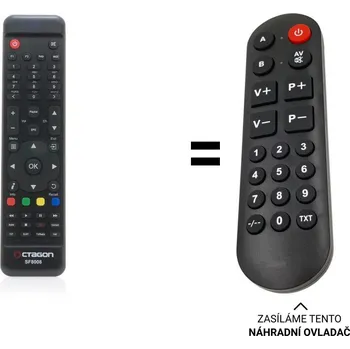 Dálkový ovladač Octagon SF8008 náhradní dálkový ovladač pro seniory