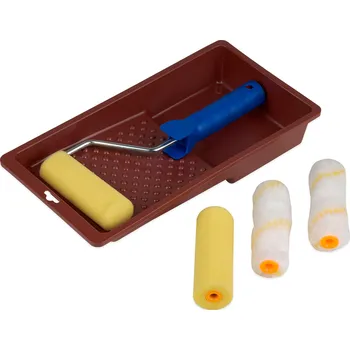 Malířský váleček Souprava malířská 4x váleček, držadlo, vanička