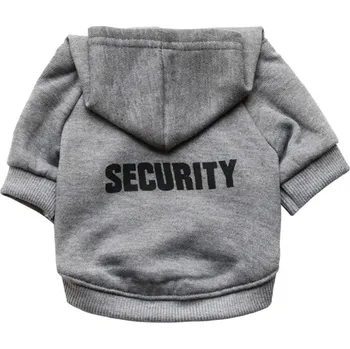 Obleček pro psa Mikina pro malého psa - Šedá bezpečnost,L