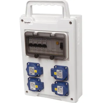 modulární přístroj a rozvaděč FAMATEL Skříň EB366-6kA-EB 400000.1 /8M zásuvková přenosná eb366-6kA
