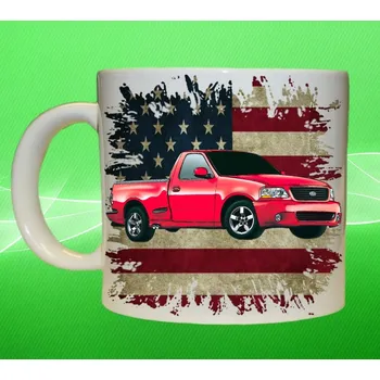 hrnek Ford F-150 Lightning 150ml (hrneček s osobním autem )