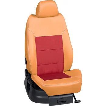 Potah sedadla Autopotahy Volkswagen MULTIVAN / od r.2016->, HIGHLINE, KOŽENKA > OR 0305 (OR 0305 / Hnědý koženkový bok)