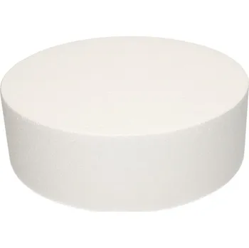 Jedlá dekorace na dort Svět pečení Polystyrenová maketa kruh o 30 × 10 cm