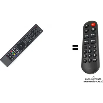 Technika BRC0394801 náhradní dálkový ovladač pro seniory