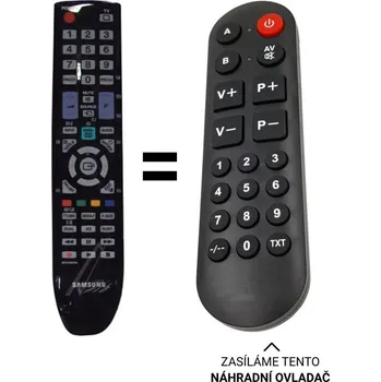Dálkový ovladač Samsung BN59-00939A náhradní dálkový ovladač pro seniory
