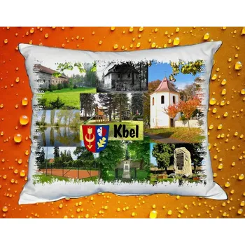 Polštář Polštář s městem Kbel