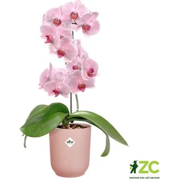 Obal na květináč Obal Vibes Fold Orchid High - frosted pink 12,5 cm