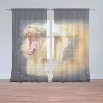 Záclona Záclony Lev art: 2 ks - 150x250 cm - Sablio
