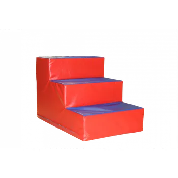 Schodiště JIPAST Dětská stavebnice: Schody - 4 stupně - 120 x 60 x 60, schod hl.30cm, výška schodu 15cm