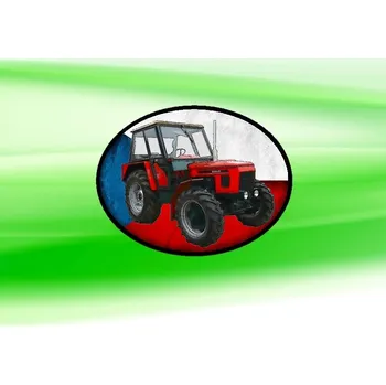 Nášivka nášivka s traktorem ZETOR 6945 Obdélník (nášivky traktory)
