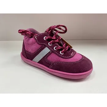 Dívčí baleríny Dětská kožená obuv Jonap 051/S Vínová - 23