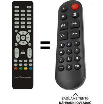 Sanyo 060-01219/0.9, 060-01224/1.0, 060-01224/2.0 náhradní dálkový ovladač pro seniory.