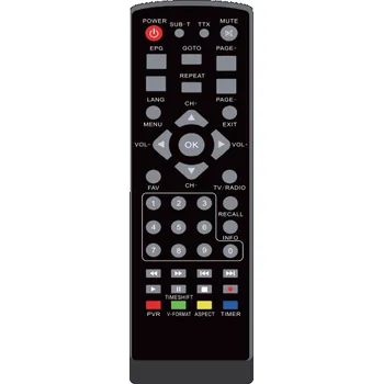 Dálkový ovladač Agptek DVB-T2 náhradní dálkový ovladač jiného vzhledu