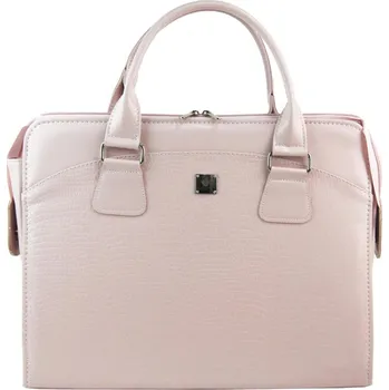 Kabelka PUNCE LC-01 pudrová matná dámská kabelka pro notebook do 15.6 palce + doprava zdarma