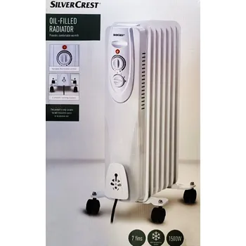 Olejový radiátor SILVERCREST Olejový radiátor SOR 1500 E4