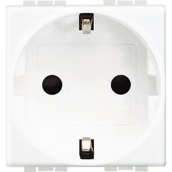 Elektrická zásuvka Zásuvka BTICINO N4141AN LLT 2P+T 2M bílá N4141AN
