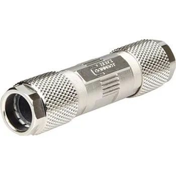 Síťový konektor METZ CONNECT Nařezávací spojka kabelů kat. 7, STP, válcová (130863-02-E) - 21.17.3057