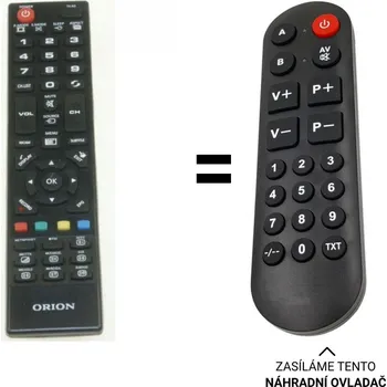 Dálkový ovladač Orion CLB50B1050S náhradní dálkový ovladač pro seniory