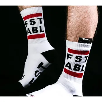 Ponožky Sk8erboy FST ABL 39–42, bílé bavlněné ponožky s kapsičkou