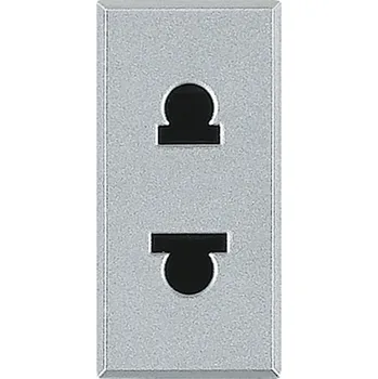 Elektrická zásuvka BTICINO Zásuvka HC4125 2P+T 16A EU/US 1 modul HC4125