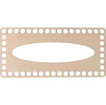 Dřevěné víko na kapesníky - obdélník bříza Zvolte variantu: 21x10 cm