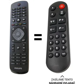Dálkový ovladač Philips SF345 náhradní dálkový ovladač pro seniory