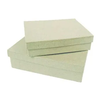 Krabice z papírové hmoty 12x9x3,5cm (Krabice z papírové hmoty 12x9x3,5cm)