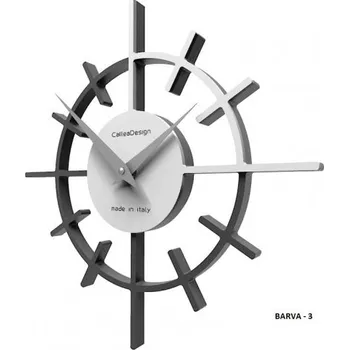 Hodiny Designové hodiny 10-018 CalleaDesign Crosshair 29cm (více barevných variant) Barva grafitová (tmavě šedá)-3 - RAL9007