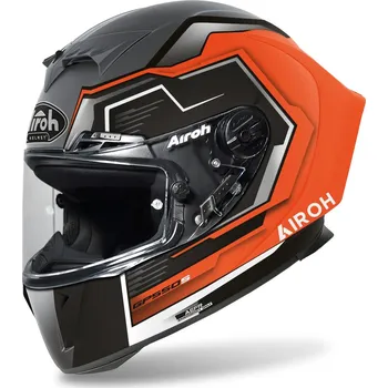 Helma na motorku Přilba GP550 S Rush, AIROH (matná oranžová fluo) 2022 - L