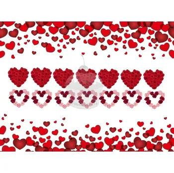 Jedlá dekorace na dort Caketools Jedlý papír "Srdíčkový ráj" - A4