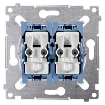 vypínač Vypínač Simon 54 premium č.6+6 (5B) LED, samotný strojek