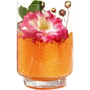 Svatební dekorace Svatba-eshop Gelové vodní perly oranžové - dekorační vodní kuličky na výzdobu