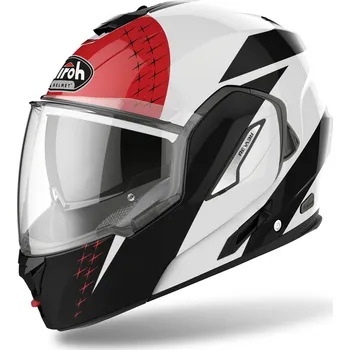 Helma na motorku Přilba REV 19 Leaden, AIROH (lesklá červená) 2022 - L