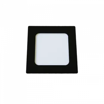 Ecolight LED downlight čtverec vestavný 6W 4000K černá