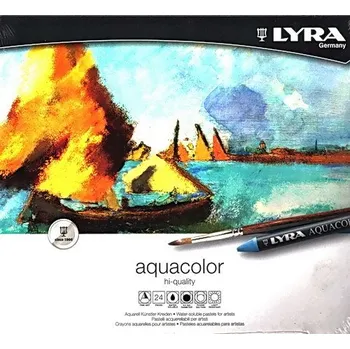 Kresba Voskovky Lyra Aquacolor 24 ks