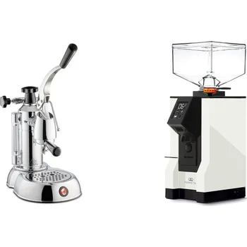 Kávovar La Pavoni Stradivari Lusso + Eureka Mignon Perfetto, BL white