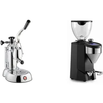 Kávovar La Pavoni Stradivari Lusso + Rocket Espresso FAUSTO 2.1, black