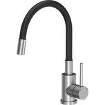 Quadron Maggie kuchyňská baterie stojící ušlechtilá ocel-černá 3323503BL