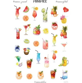 samolepka Samolepky MINIMEE journal - Koktejly
