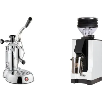 Kávovar La Pavoni Stradivari Lusso + Eureka Mignon Zero, BL white