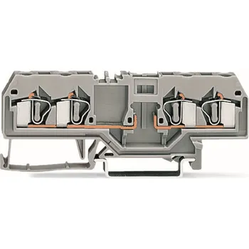 Rozvaděč WAGO Svorka 281-656 4vodičová, základní, DIN, šedá 281-656