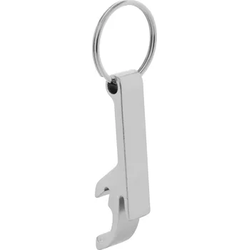 Přívěsek na klíče RUSSEL - otvírák na lahve, stříbrný
