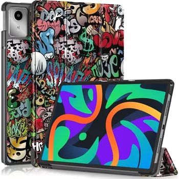 Pouzdro na tablet VSECHNONAMOBIL 68733 ART Zaklápěcí pouzdro pro Lenovo Tab M11 / K11 GRAFFITI