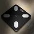 Osobní váha Digitální analytická váha FitScale 26 x 26 cm černá