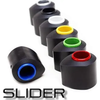 Rám pro motocykl hlavice osy SLIDER s kroužky - pár (stříbrná), RUTAN PERFORMANCE