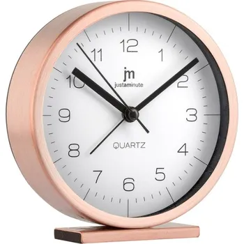 Hodiny Designové stolní hodiny-budík JA7080R Lowell 12cm